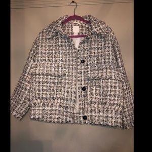 H&M Textured Weave Jacket (size S)